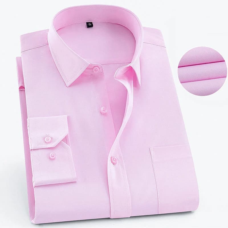 Camisa Masculina Social Rosa