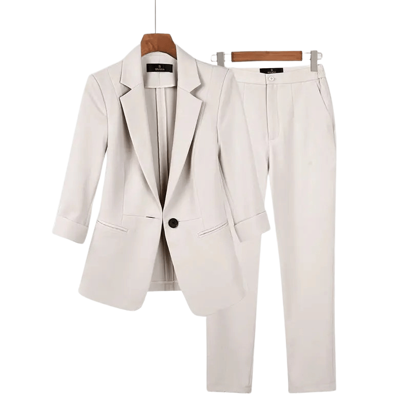 Conjunto Feminino Formal - Blazer + Calça De Alfaiataria