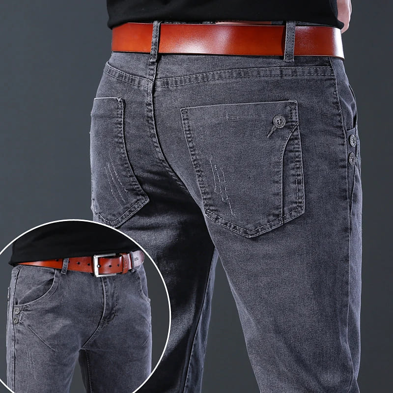 Calça Jeans Masculina Cinza