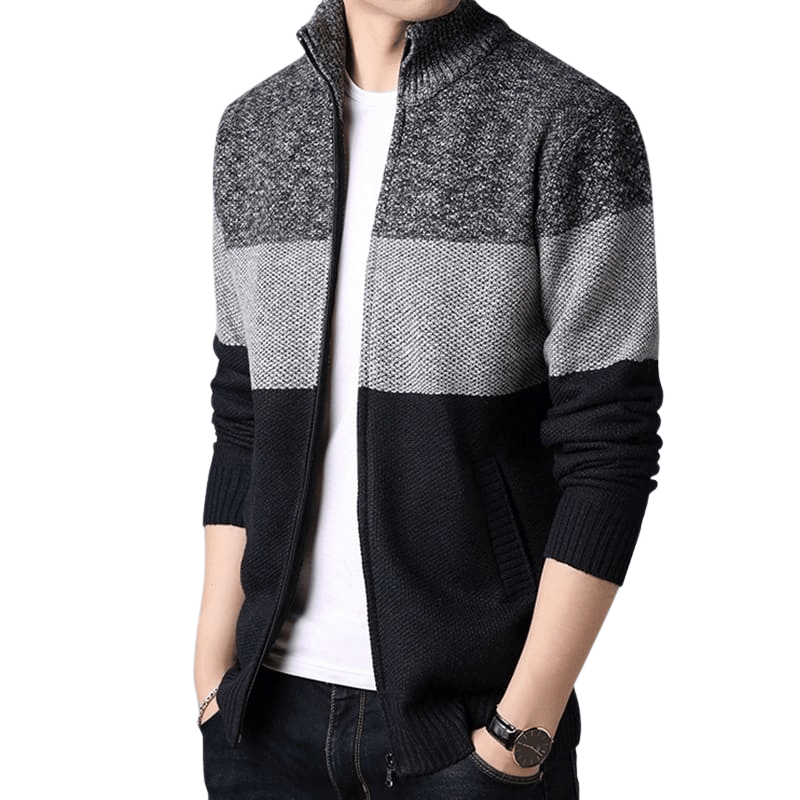 Cardigan Masculino Preto