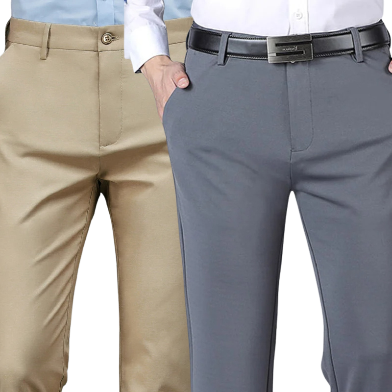 COMPRE 1 E LEVE 2 |  Calça Social Clássica Alfaiataria Gentleman 2025 + Brinde Cinto Social Couro