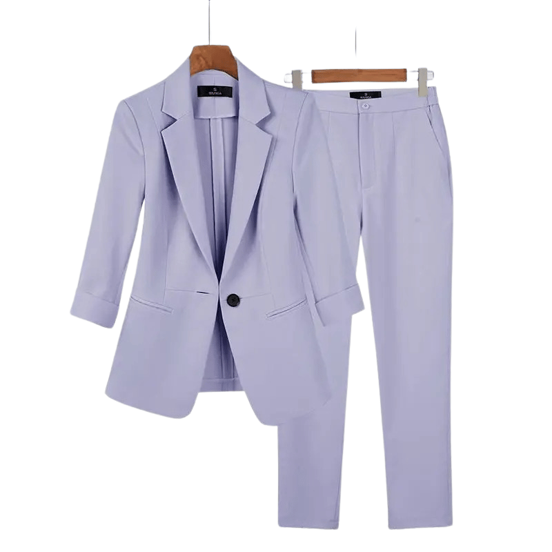 Conjunto Feminino Formal - Blazer + Calça De Alfaiataria