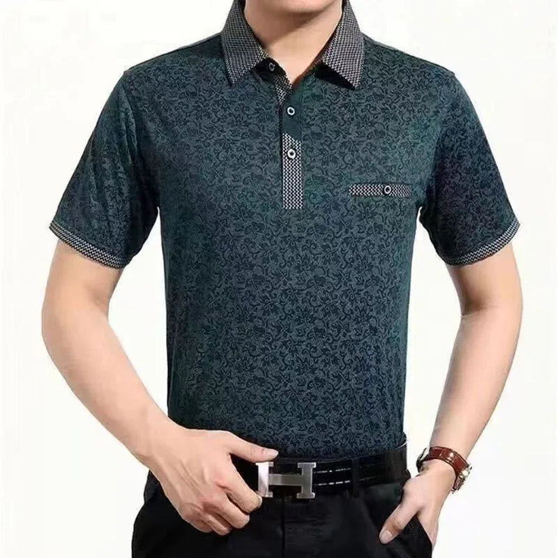 Camisa Polo Em Seda Gelo - Design Luxuoso