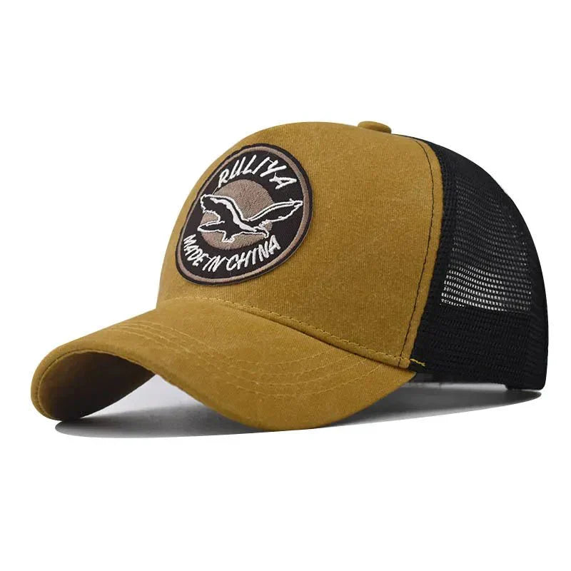 Boné Masculino Trucker Original Aba Curva - Modelo Titan