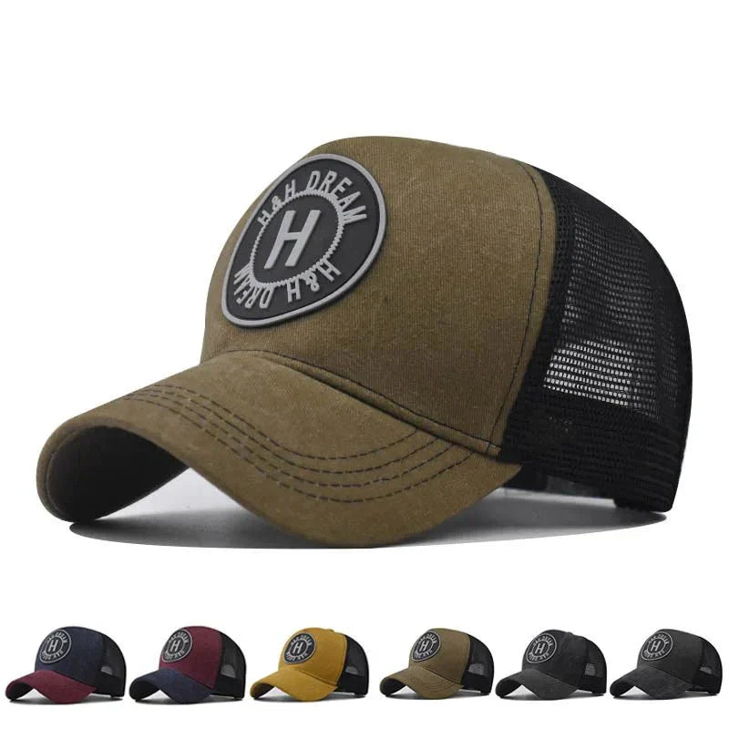 Boné Masculino Trucker Original Aba Curva - Modelo Titan